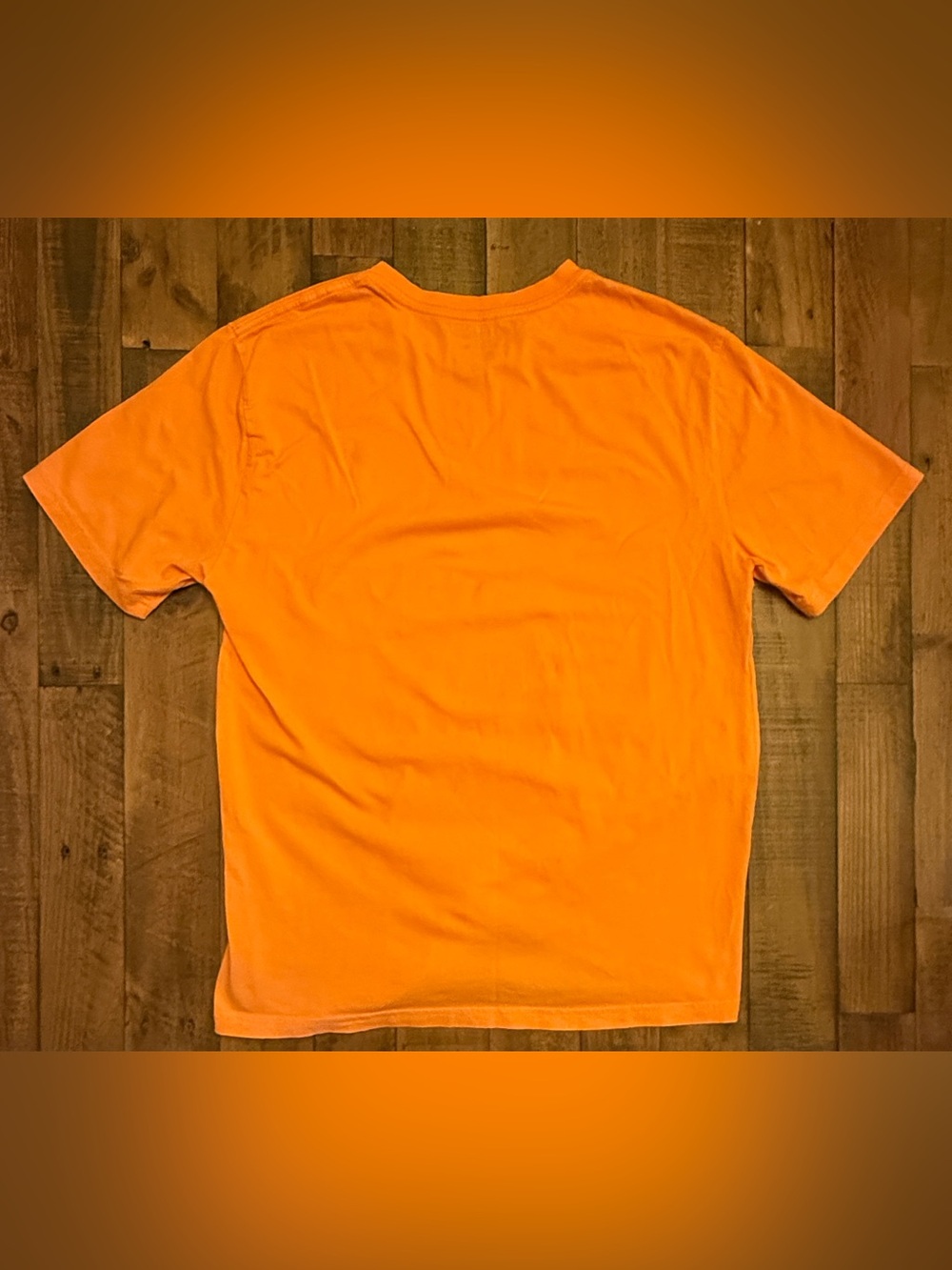Polo by Ralph Lauren Bright Orange V-Neck Tee with Navy Pony - Picture 2 of 8